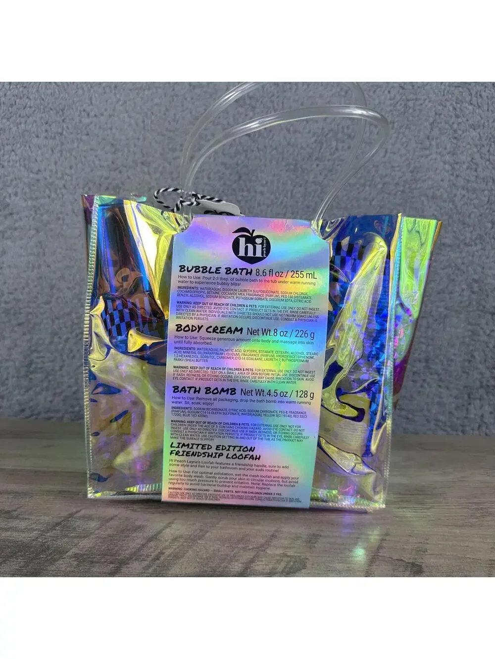 hi by Peach Layne Hi Tide Bath Gift Bag Set Clean Beauty
